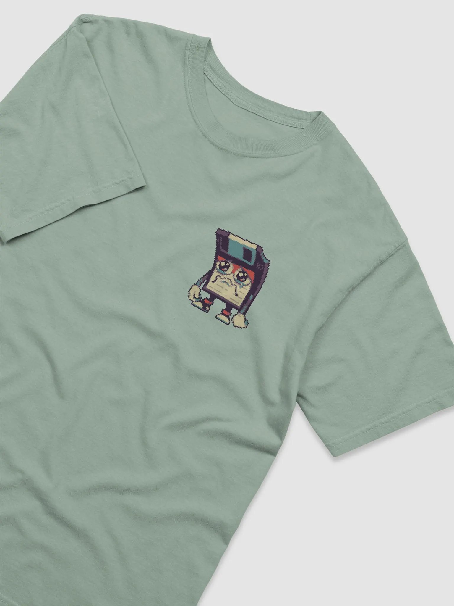 Sad Floppy Disk Small Print Tee product image (3)