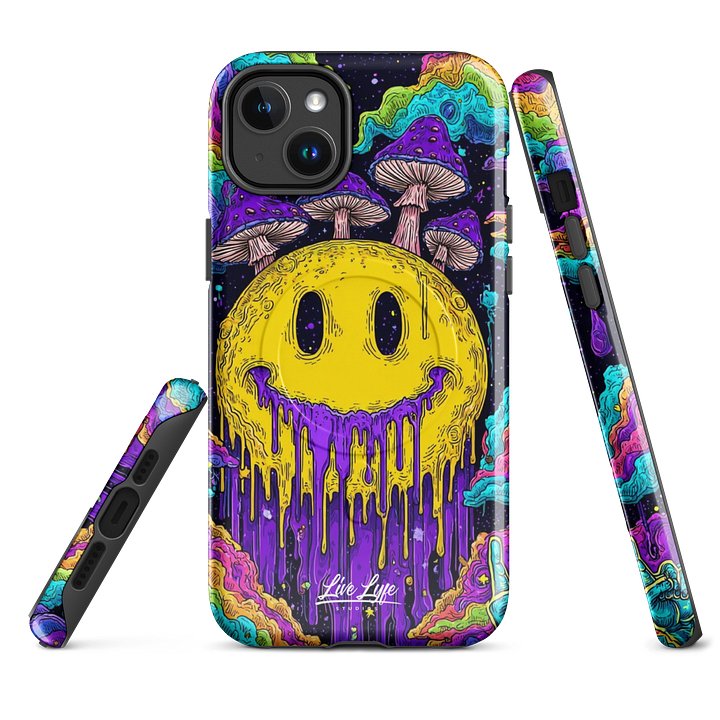 Trippie Smiley Face MagSafe Tough Case for iPhone® product image (1)
