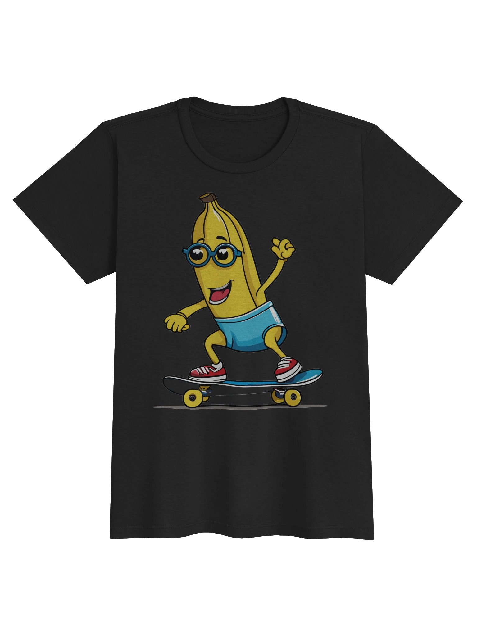 Skateboarding Banana Women's Tee product image (1)