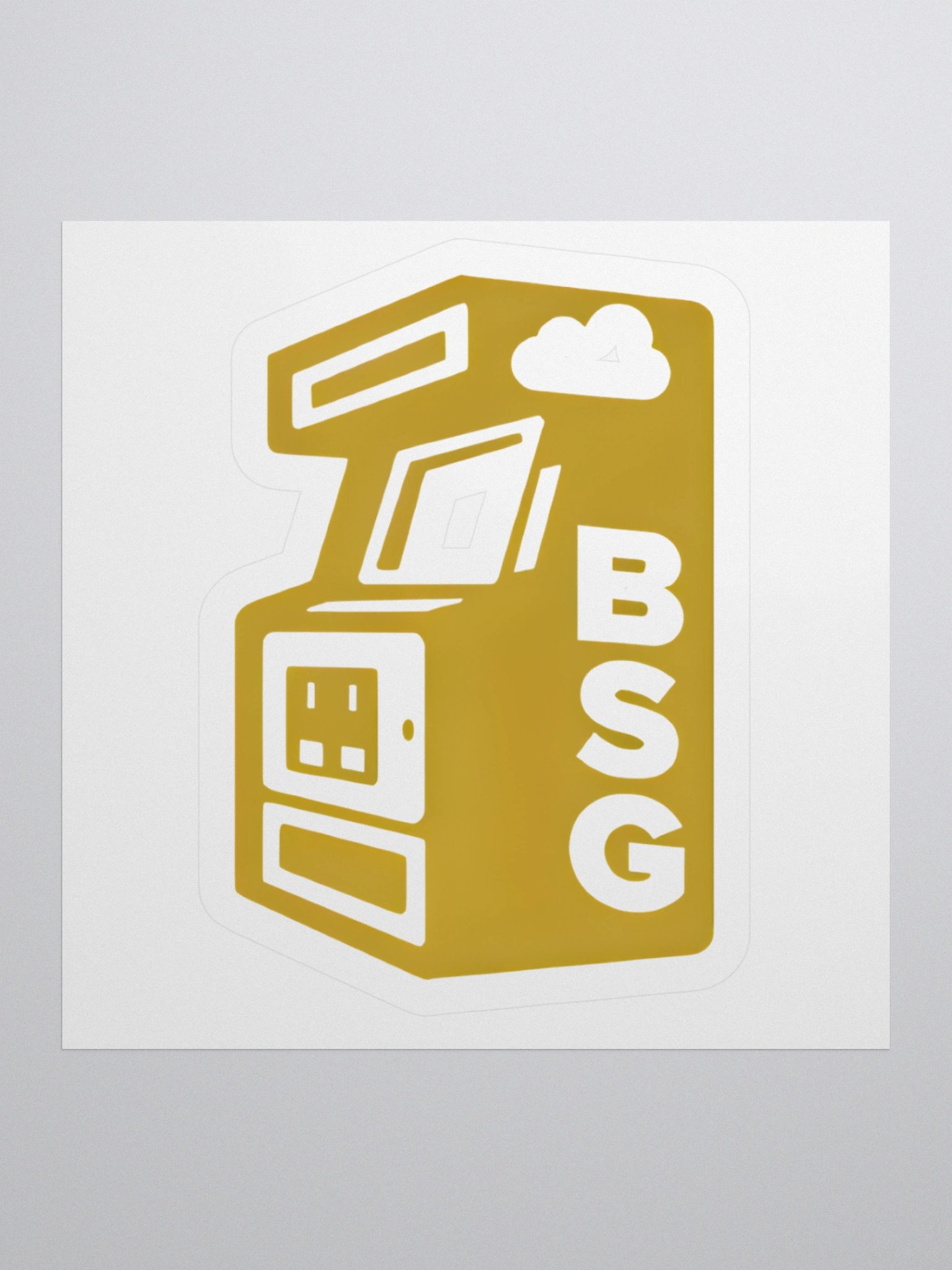Classic BlackSkyGamers Logo Kiss Cut Stickers product image (1)