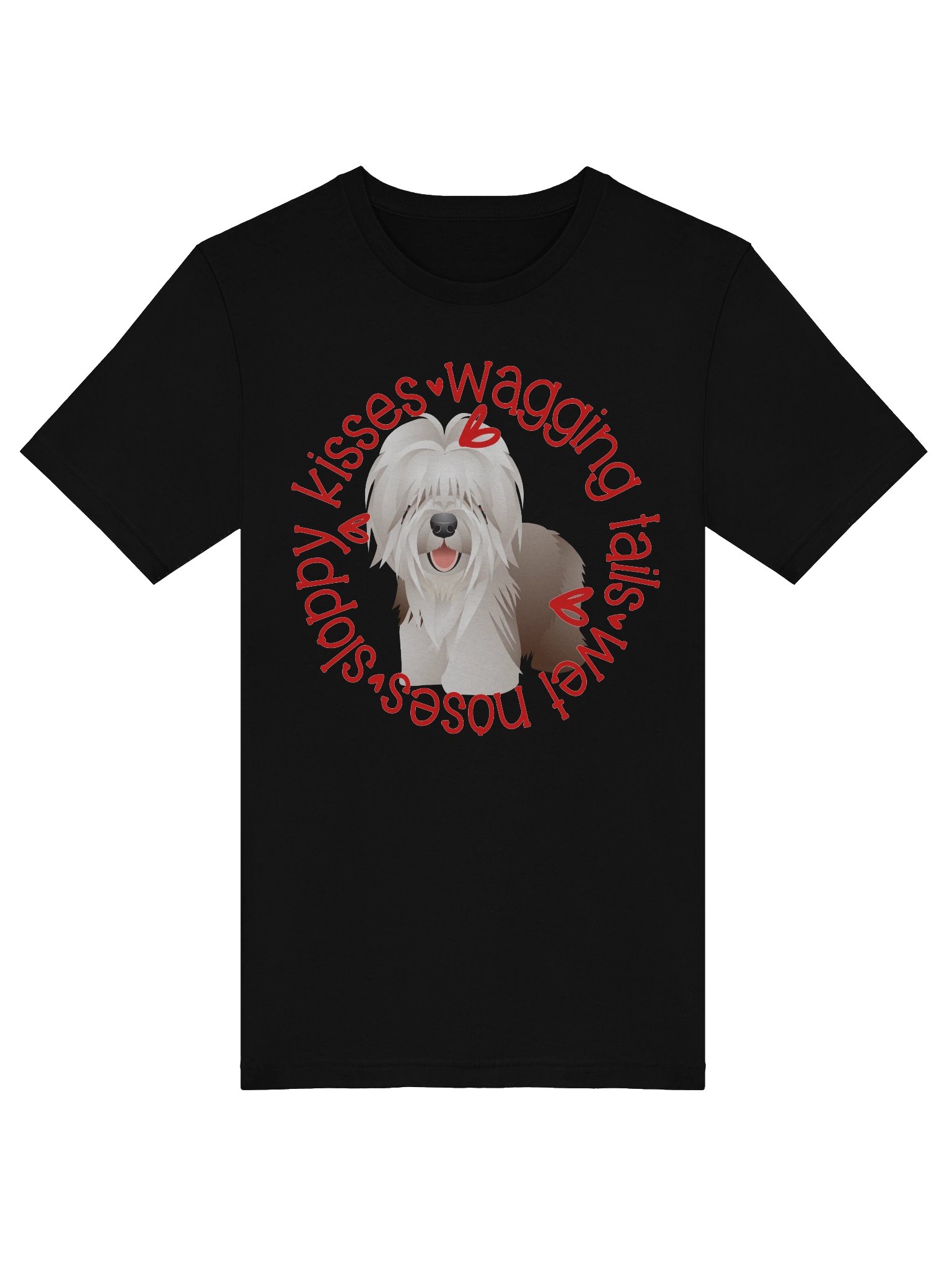 Sloppy Kisses Bearded Collie T product image (45)