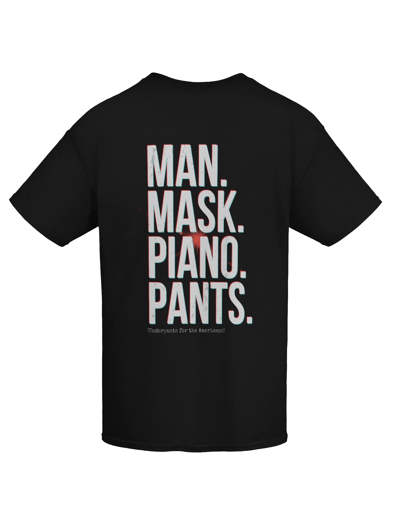 *BRAND NEW* Man. Mask. Piano. Pants. T-shirt (version 2) product image (7)