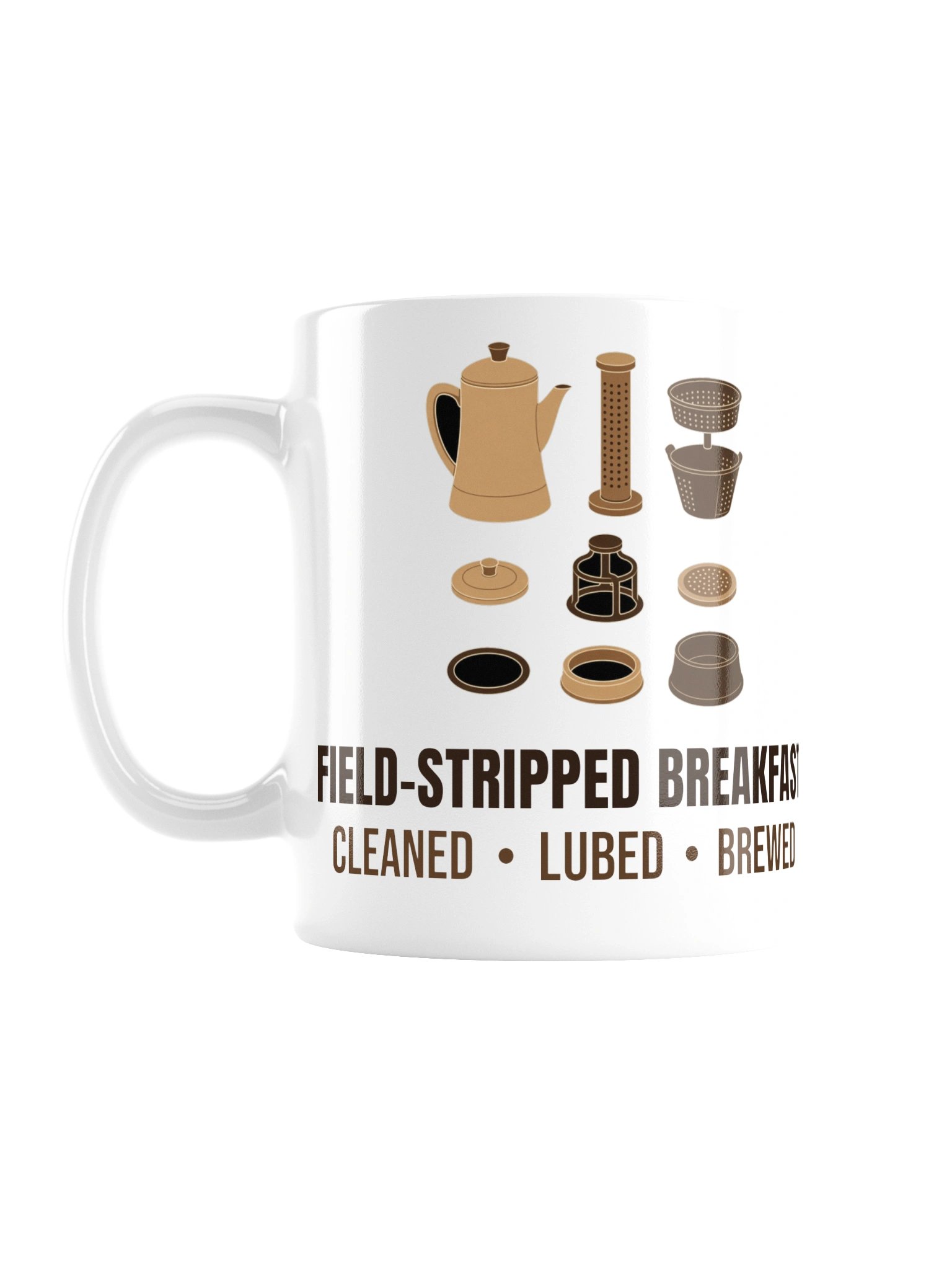 Field Stripped Breakfast Mug product image (1)