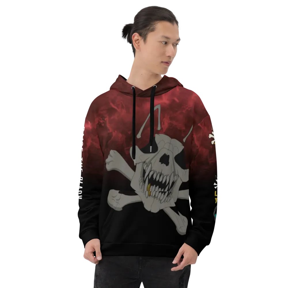 Mongrel Squad Straight Outta Klescher Red/Black Hoodie product image (8)