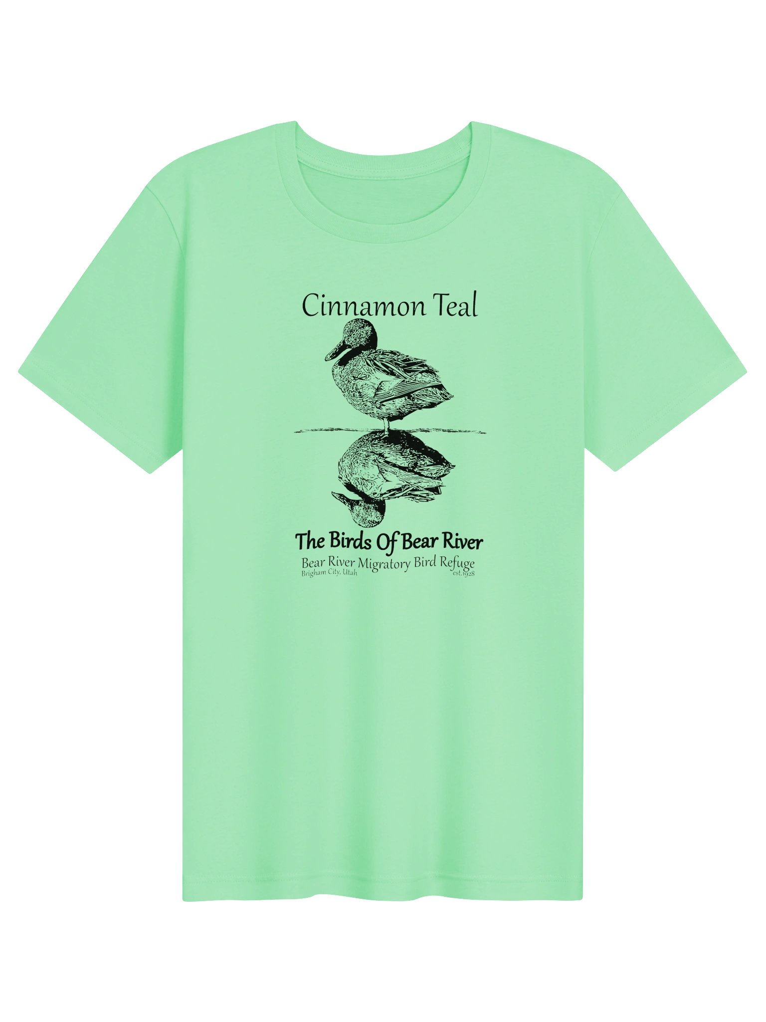 Birds of Bear River Cinnamon Teal Unisex T-shirt product image (127)