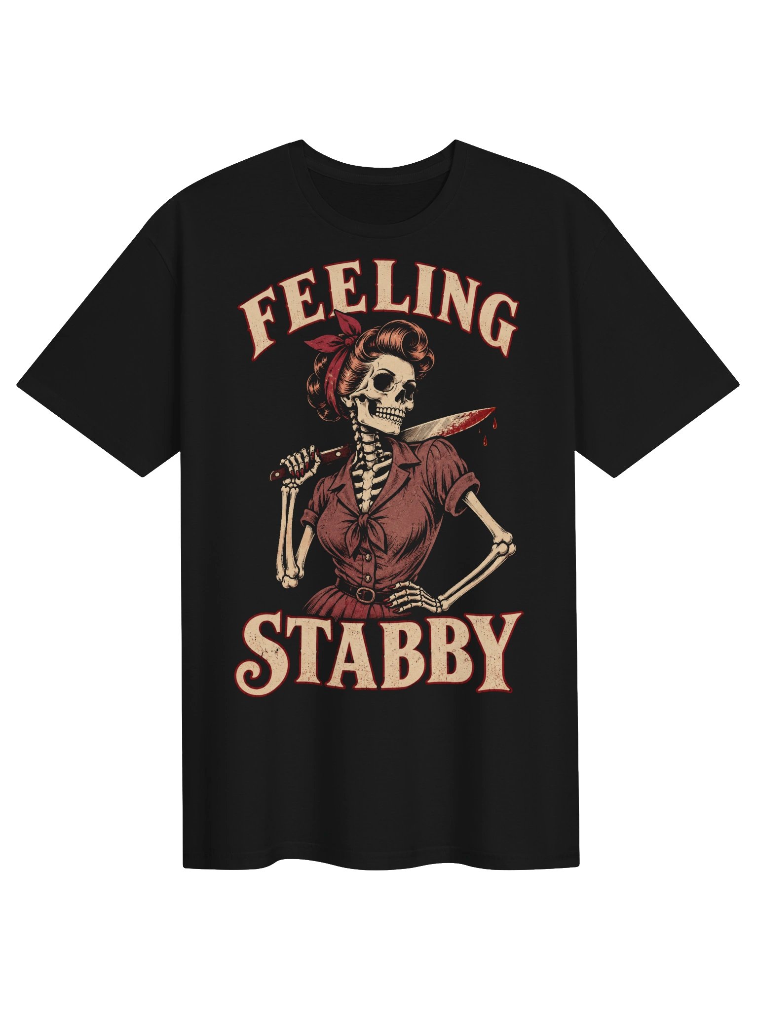 Feeling Stabby Funny True Crime T-Shirt product image (1)