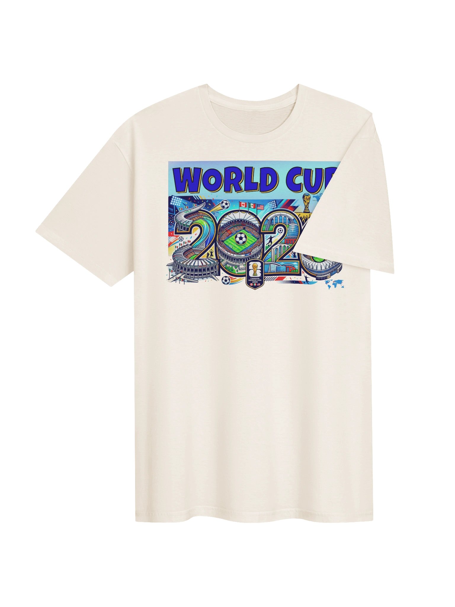 World Cup 2026 Stadiums Illustration Graphic Tee product image (4)