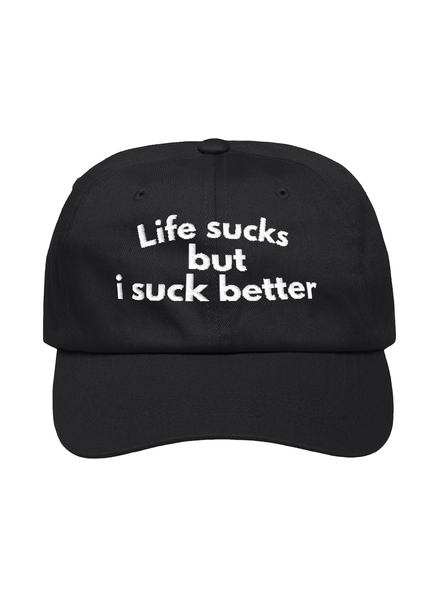 Life Sucks But I Suck Better – Embroidered Dad Hat product image (1)