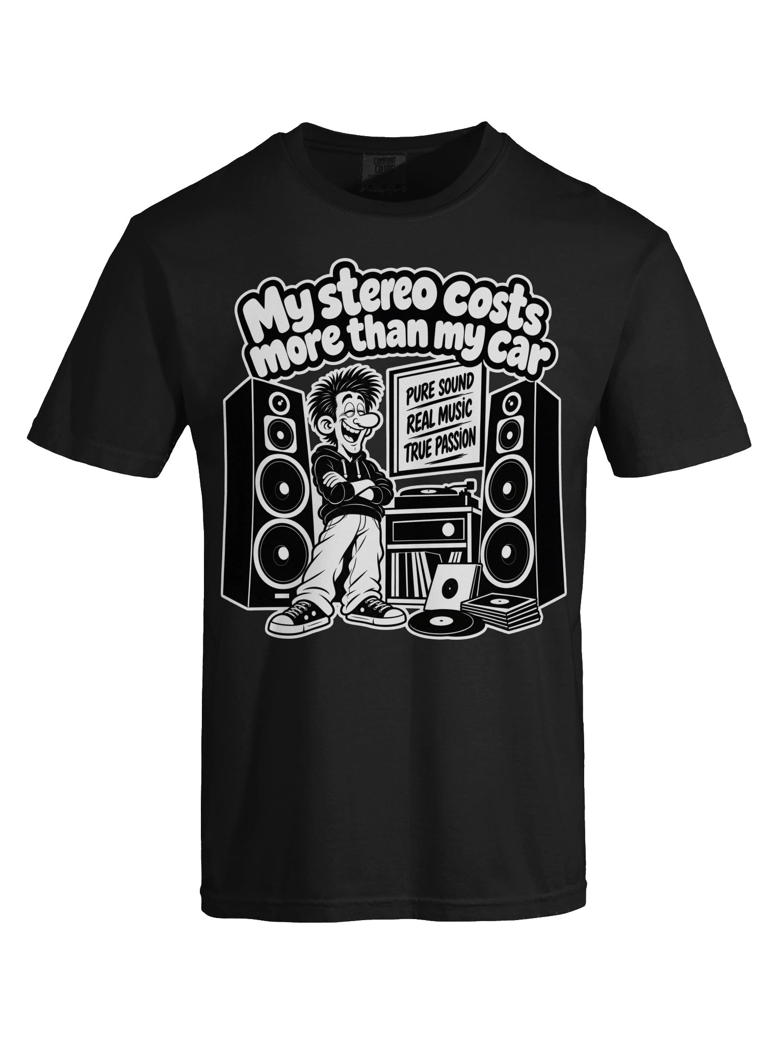 My Stereo Costs More Than My Car - Dyed Heavy T-Shirt product image (9)