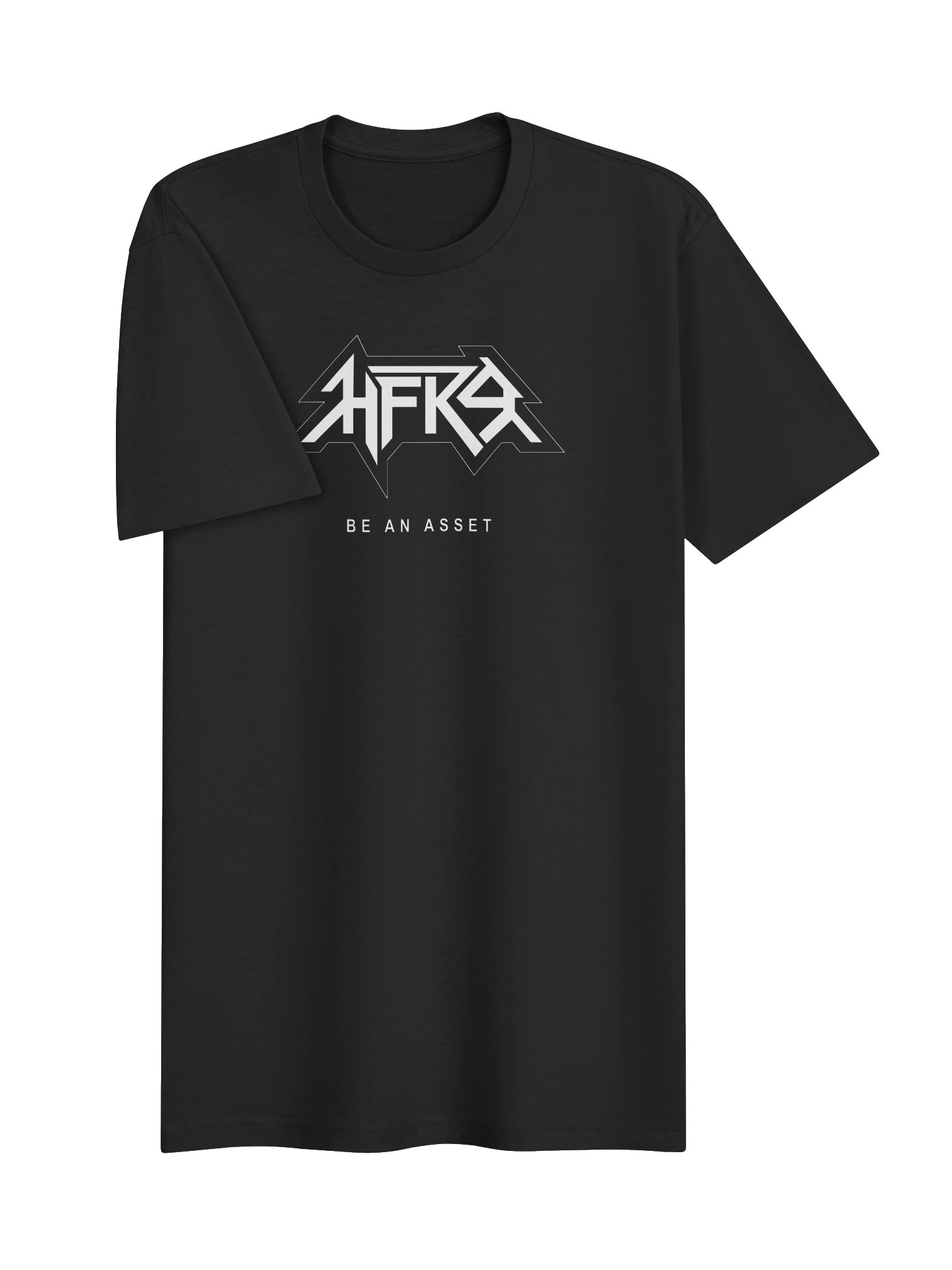 HFK9 BE AN ASSET Metal Logo Tee — Black product image (3)