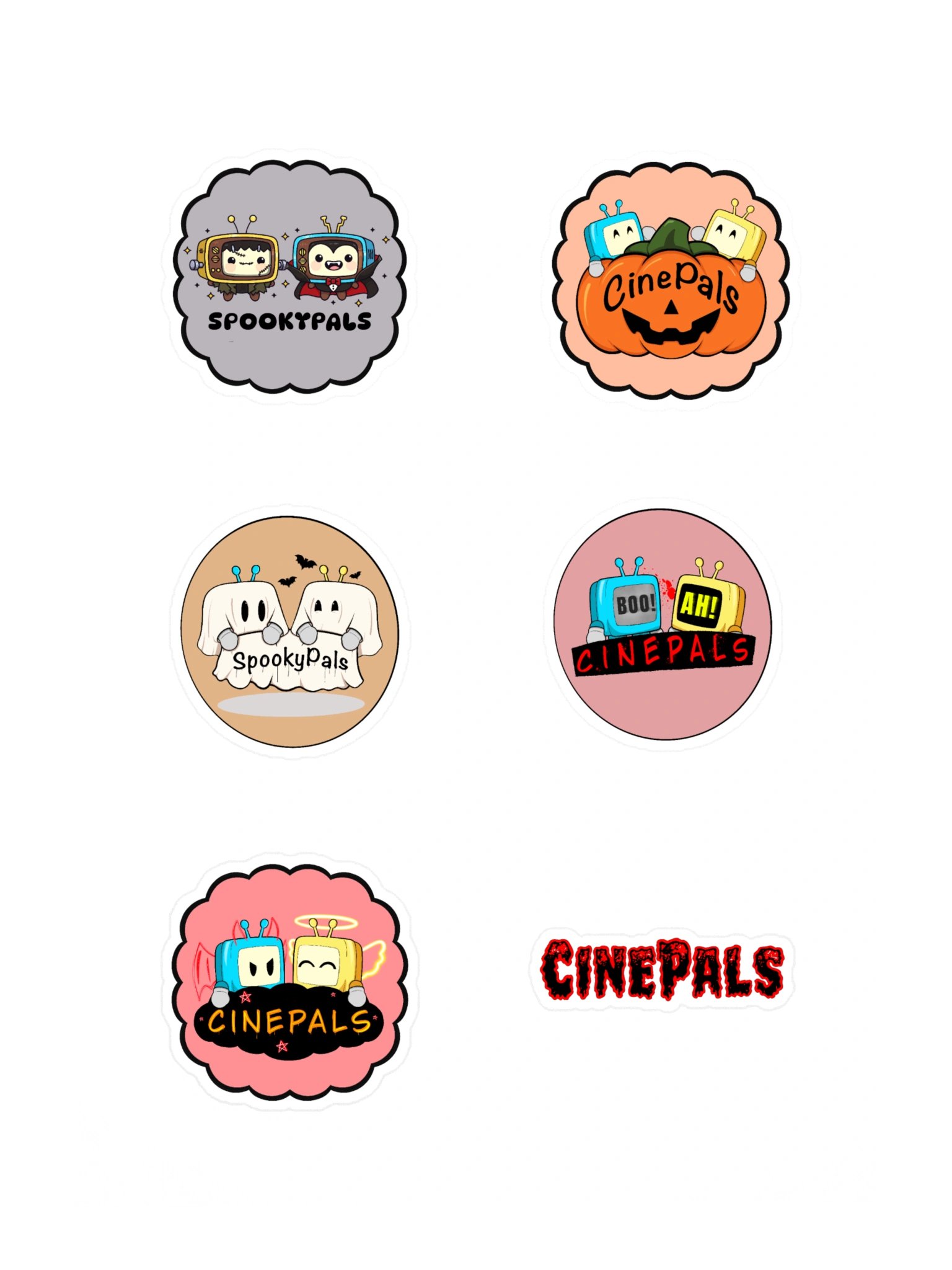 CINEPALS Trick or Treat Halloween Sticker Sheet product image (3)