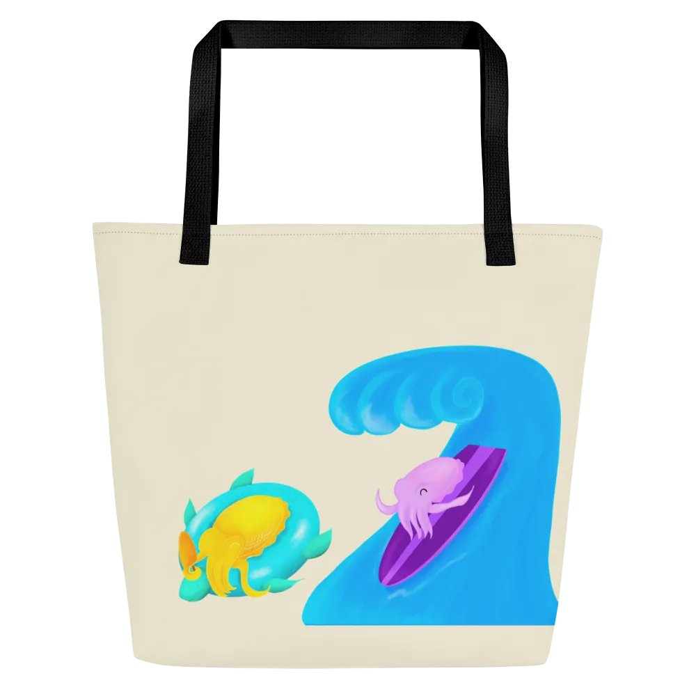 Cuttlefish Beach Doodles Tote product image (1)
