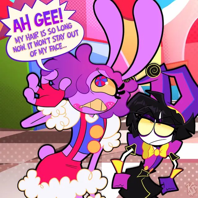 Jammi’s design needed an update post-episode 9!! Isn’t she lovely? 🩷🏳️‍⚧️ #tadc #poxtadc #jammitadc #funnybunny #theamazingdigitalcircus 