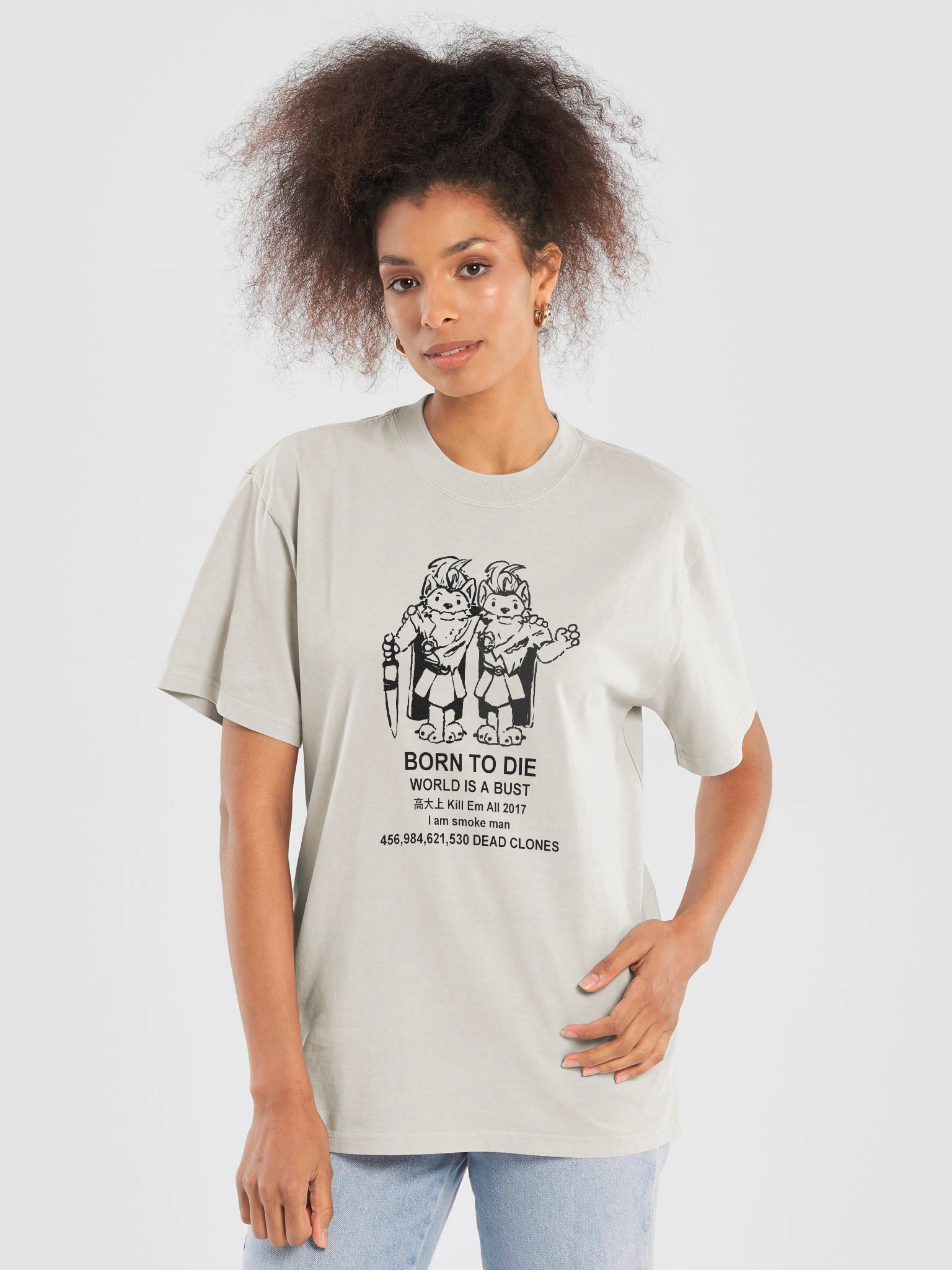 BORN TO DIE WORLD IS A BUST TSHIRT product image (5)