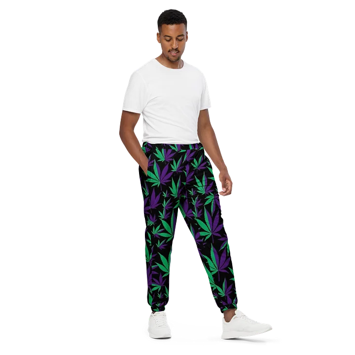 Purple Green track pants product image (2)