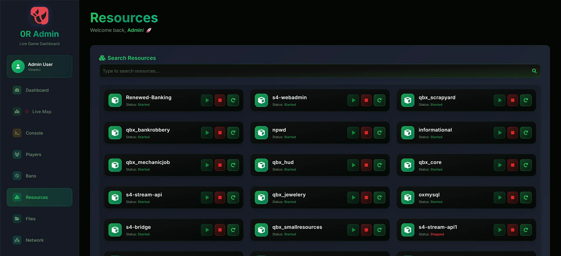 Admin Menu | Web Panel QR Login, Mobile Management, 3D Map, Out-of-Game Monitoring [QBCore/ ESX / QBOX ] product image (3)
