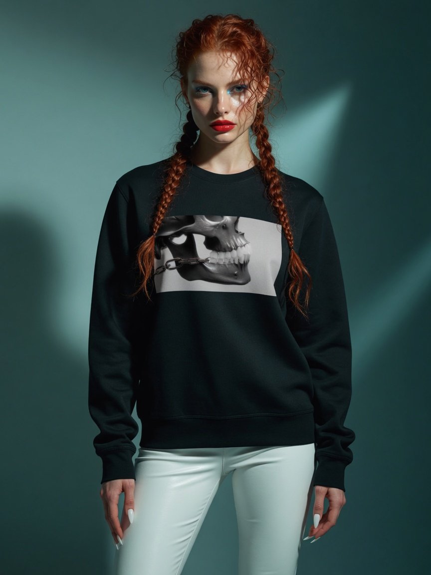 CONTROL ORGANIC COTTON LONG SLEEVE SWEAT SHIRT (U) product image (2)