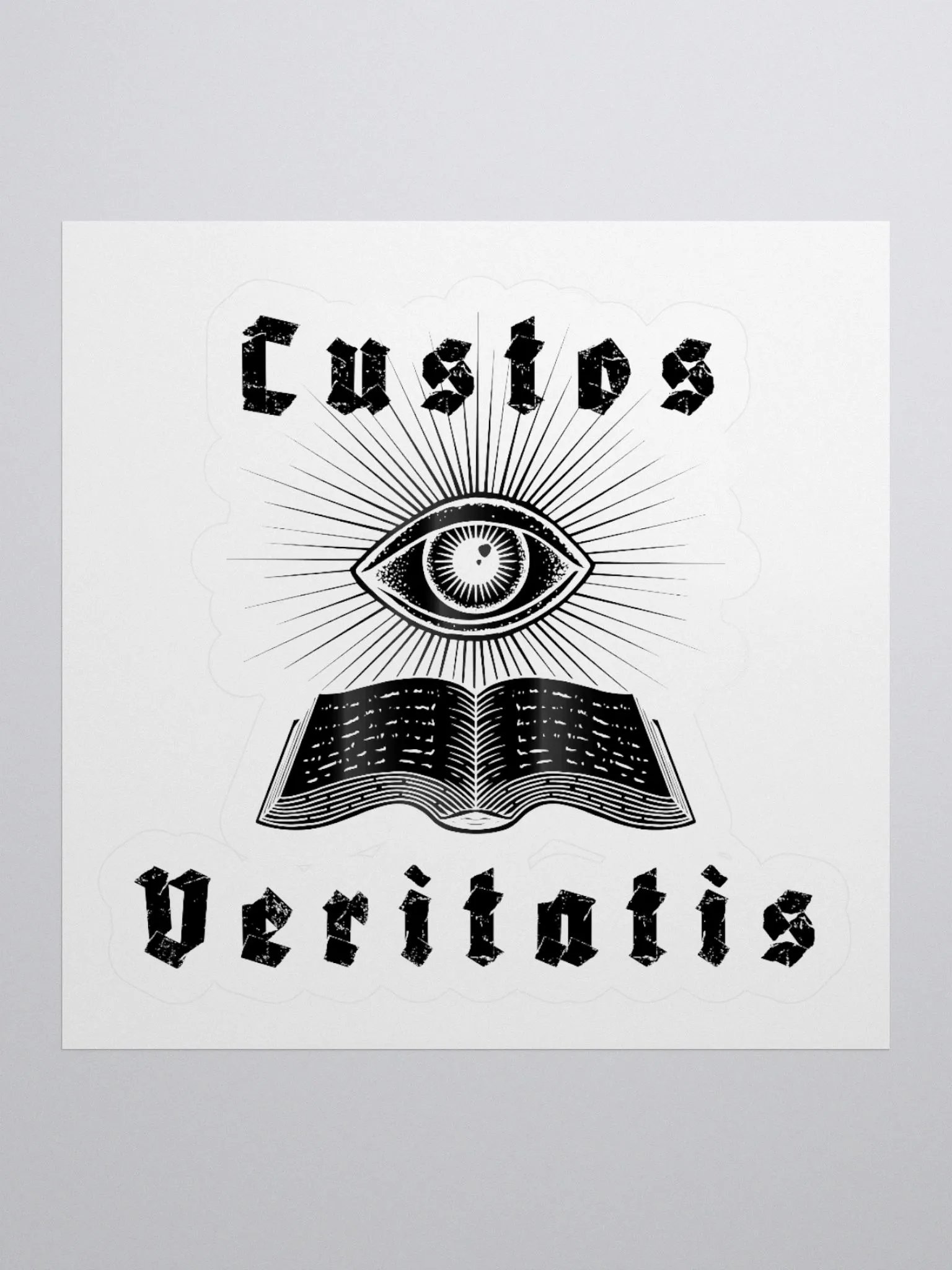 Custos Veritatis Black Eye Sticker product image (2)
