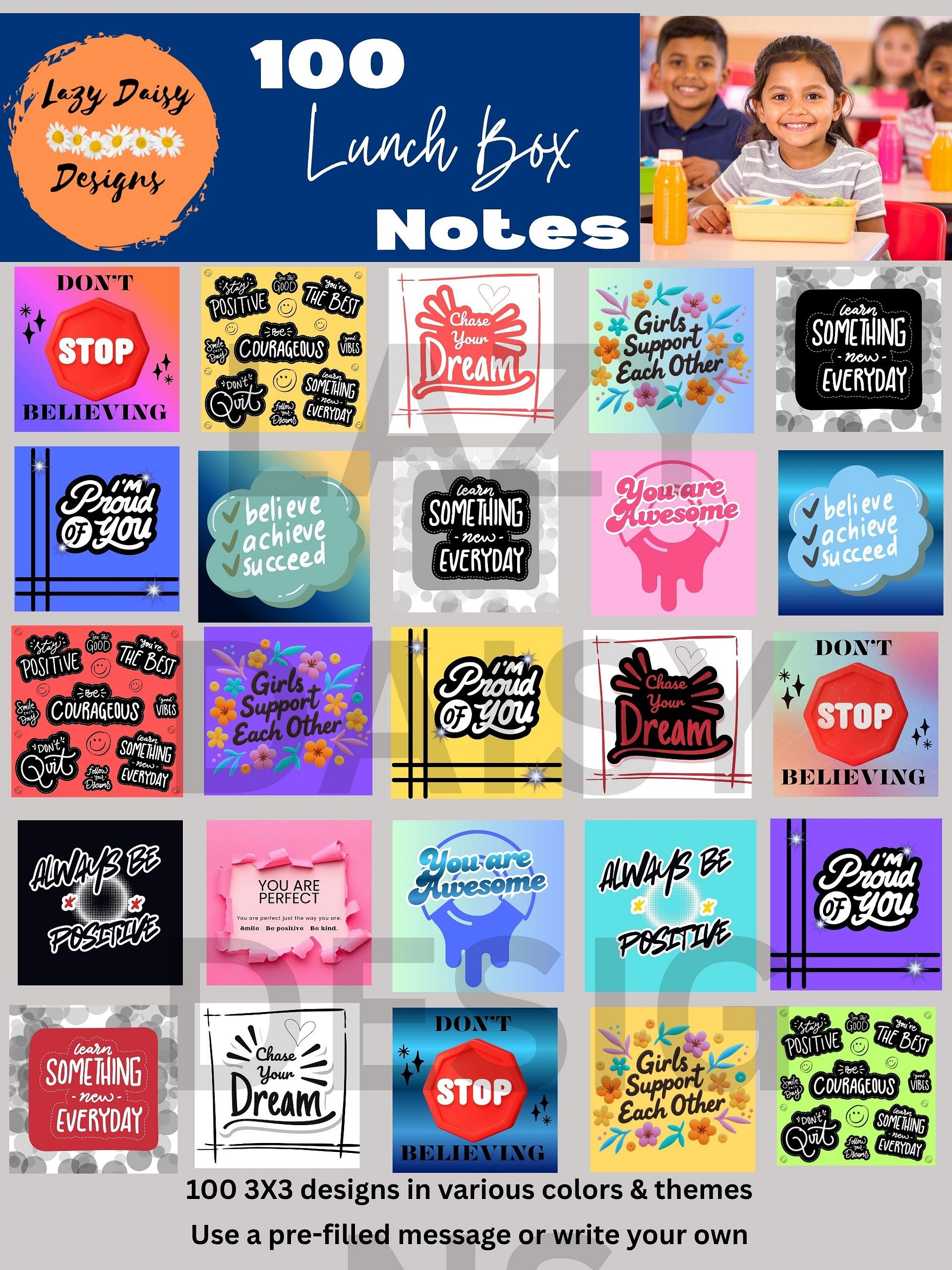 Lunch Box Notes - 100 Designs product image (3)
