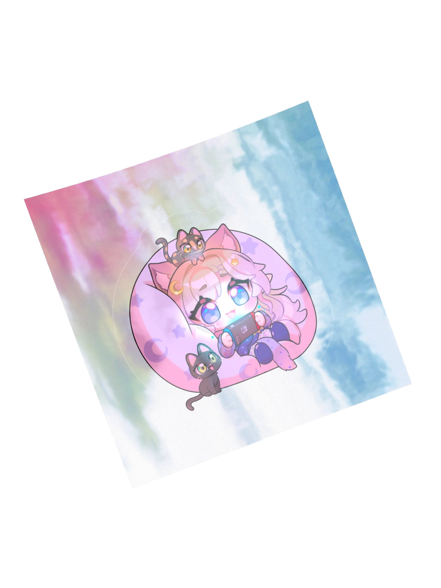 Vtuber Beth Bean Bag Holo sticker product image (13)