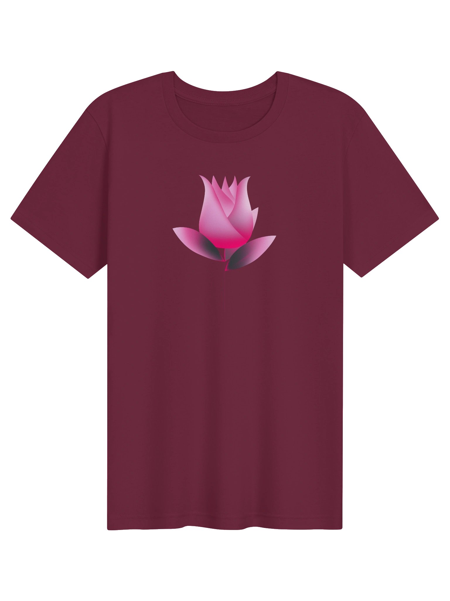 Minimalist Geometric Rose Graphic Tee product image (4)