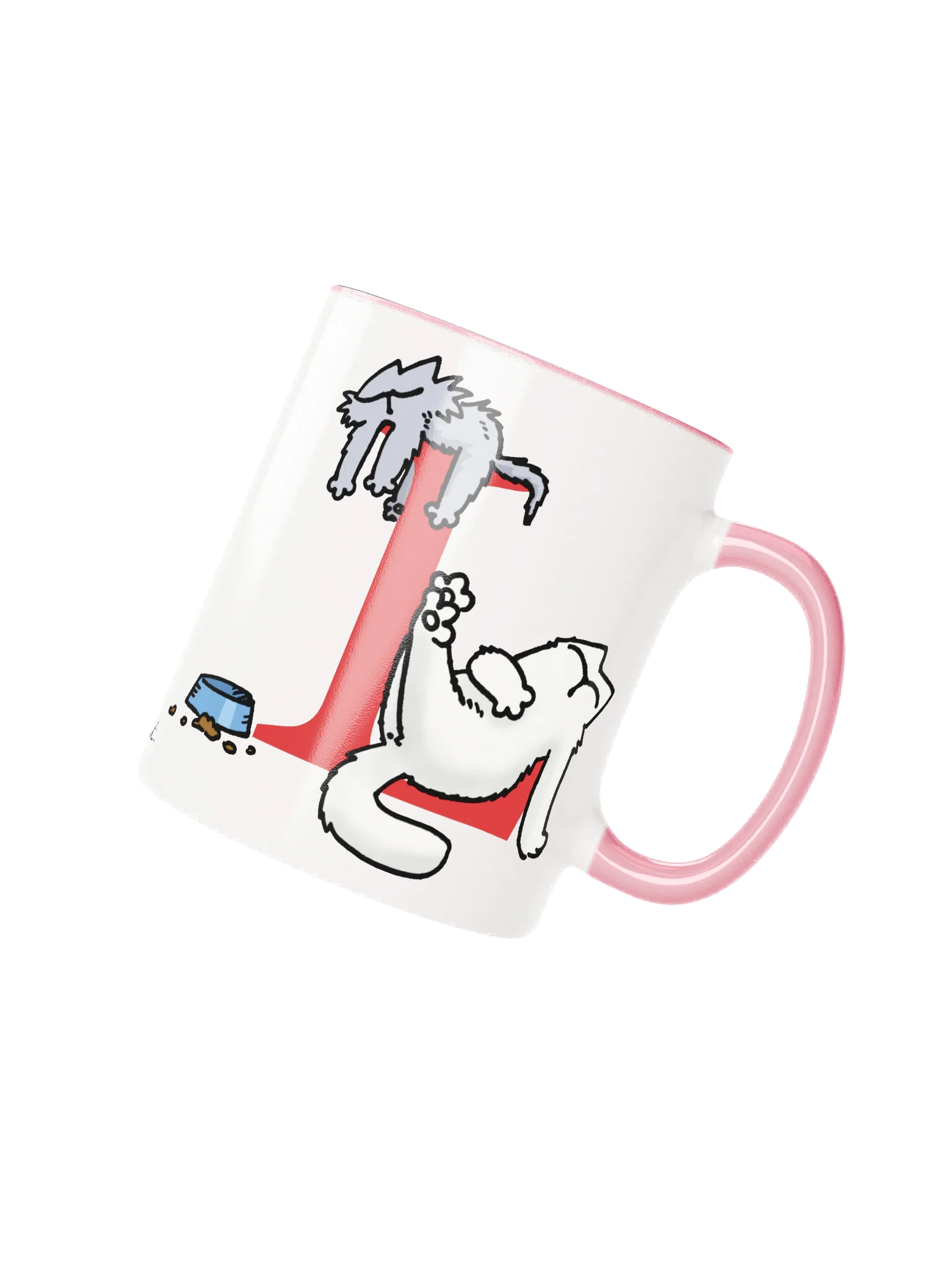 Cat Monogram Mug - L product image (1)