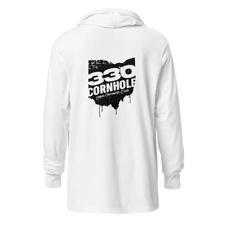 Bella+Canvas Ohio 330 Cornhole Graphic Lightweight Hoodie product image (1)