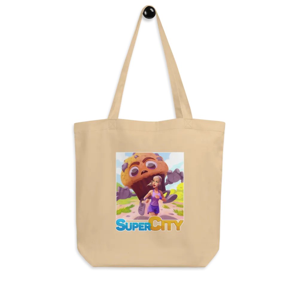 Super City Cupcake Runner Eco-Friendly Tote Bag product image (2)
