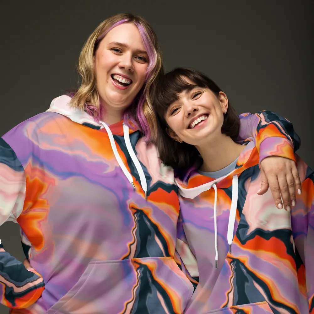 Marbled Dreams Unisex Hoodie product image (10)