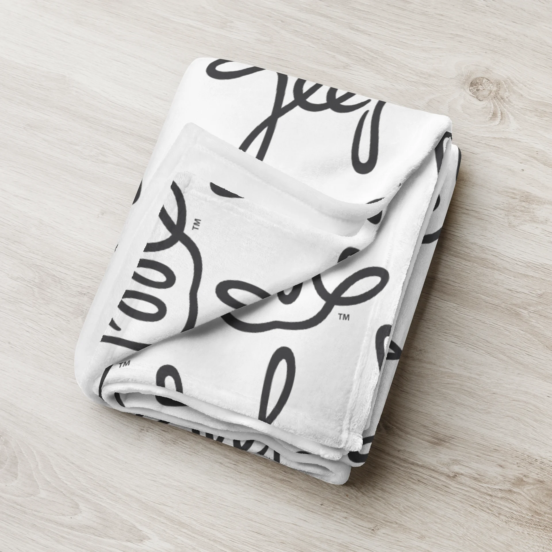Forever ILY Pattern Throw Blanket product image (3)