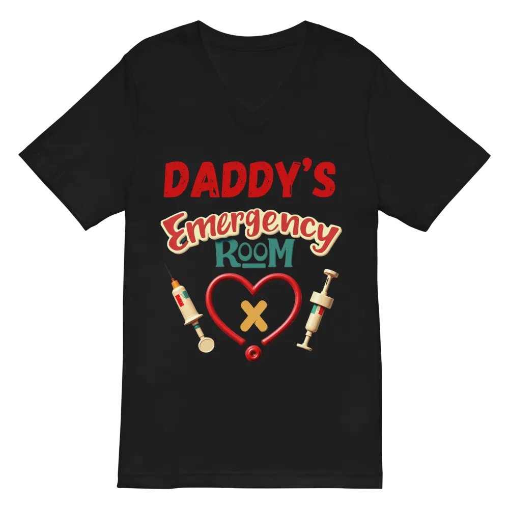 DADDY'S Emergency ROOM V-Neck Tee product image (3)