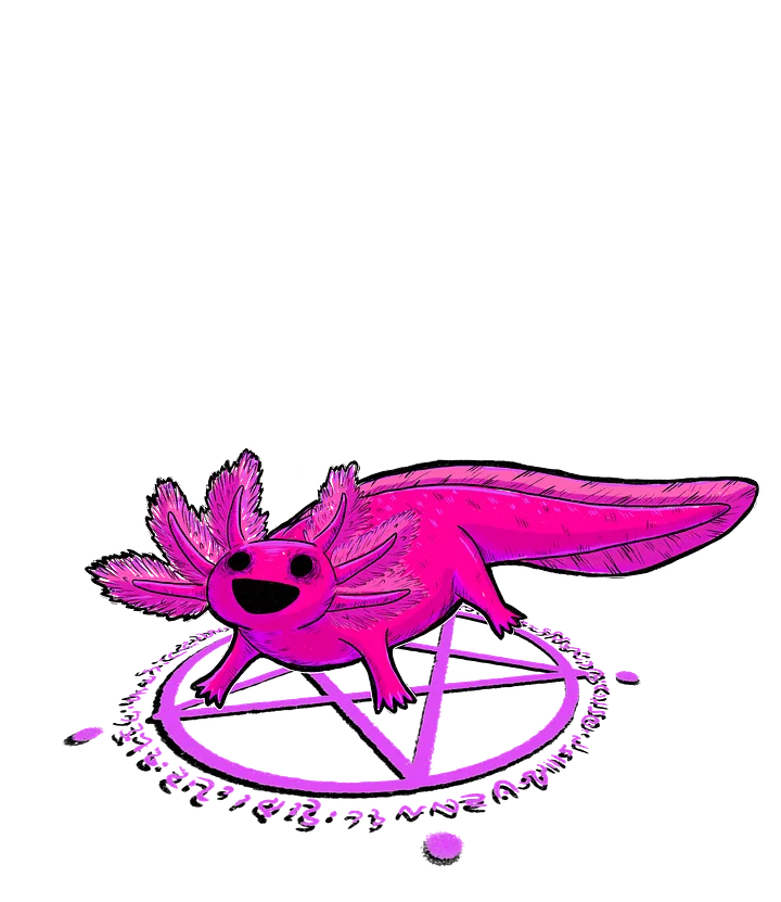 Satanic axolotl product image (1)