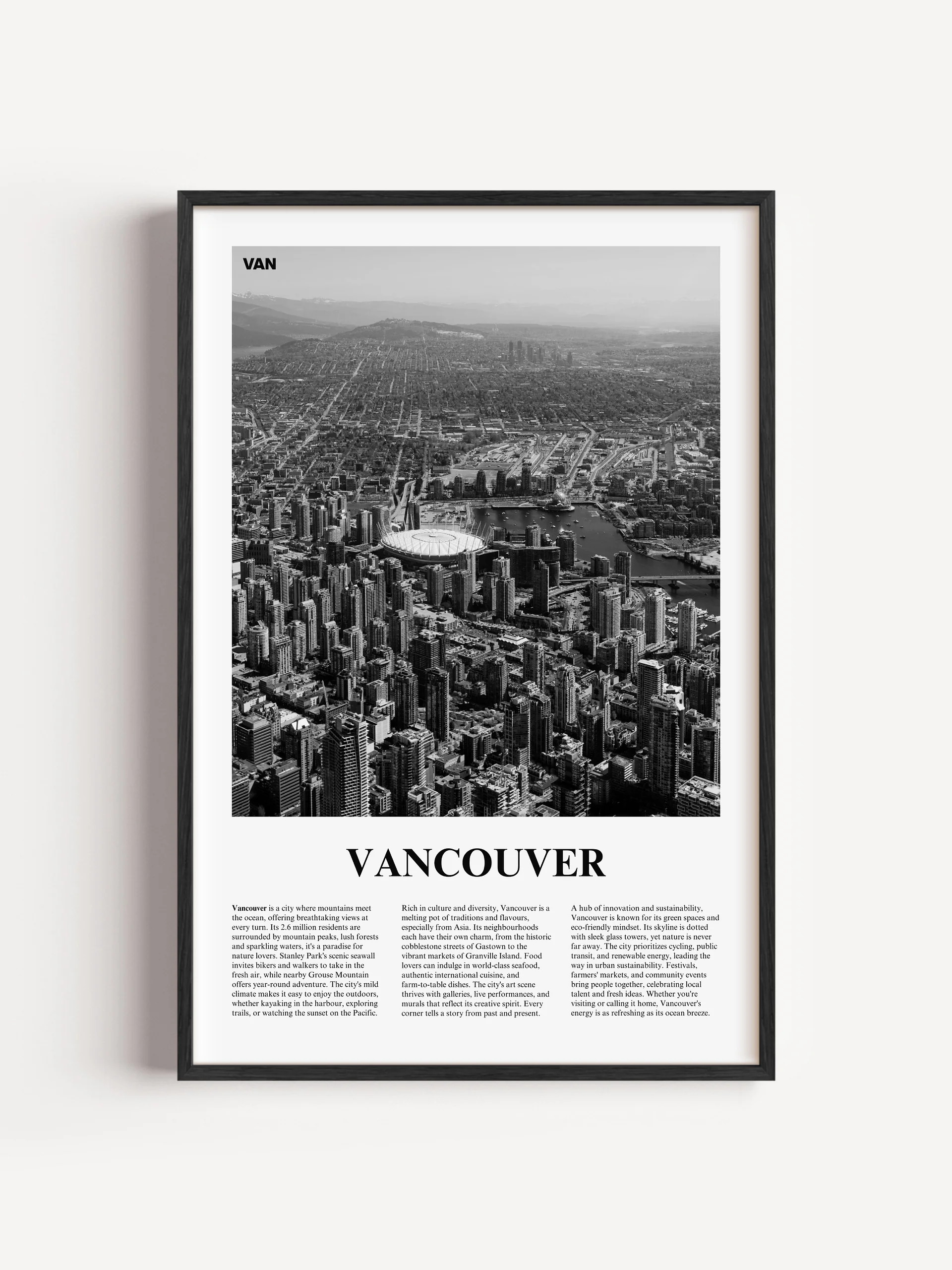 Vancouver 05 Newspaper Poster product image (1)
