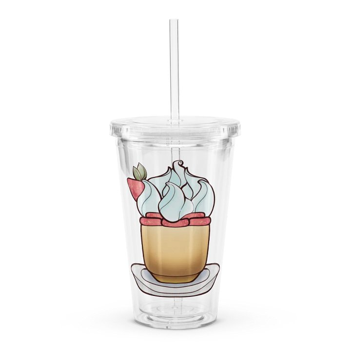 Strawberry Shortcake Clear Plastic Tumblr product image (1)