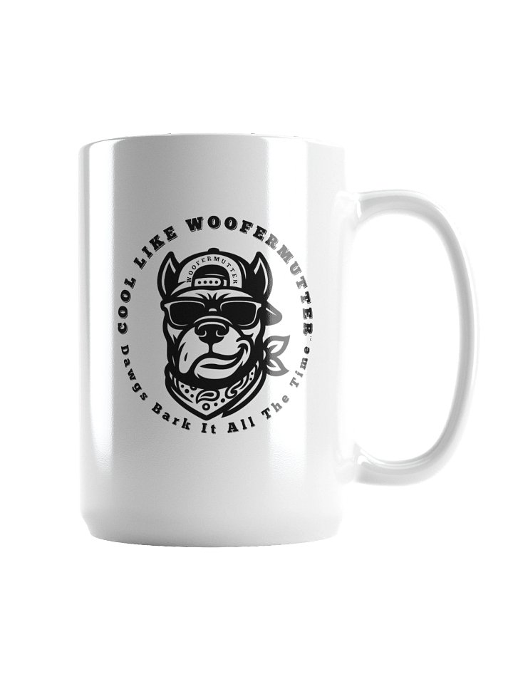 WooferMutter™ Black Cane Corso White Ceramic Mug product image (3)