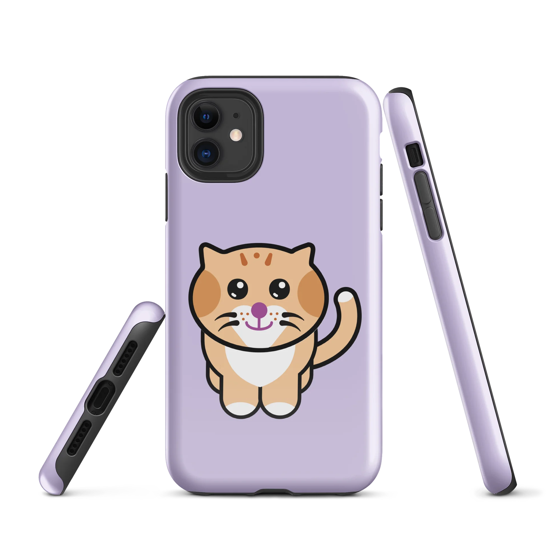 Yogii Kitty Cat iPhone case - Light Purple product image (1)