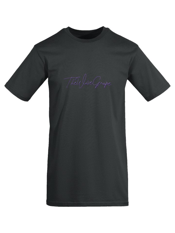 Grape Purple Signature Embroidered Tee product image (1)