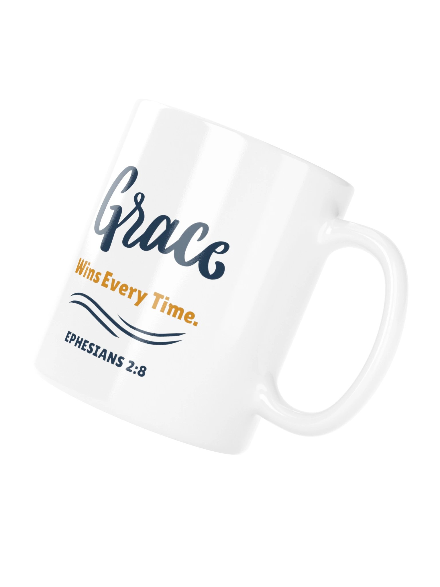 Grace Wins — Brush Lettering Mug product image (4)