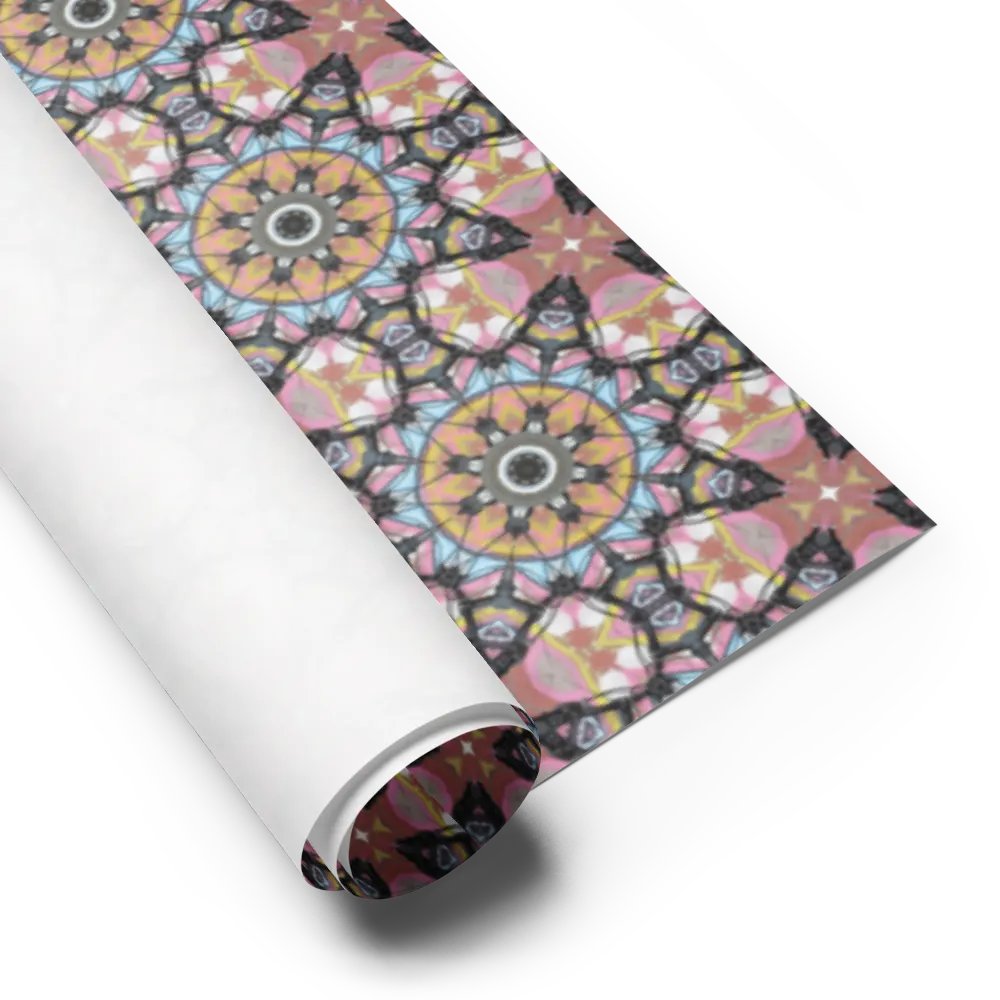 Bike Kaleidoscope Pattern WRAPPING PAPER product image (6)