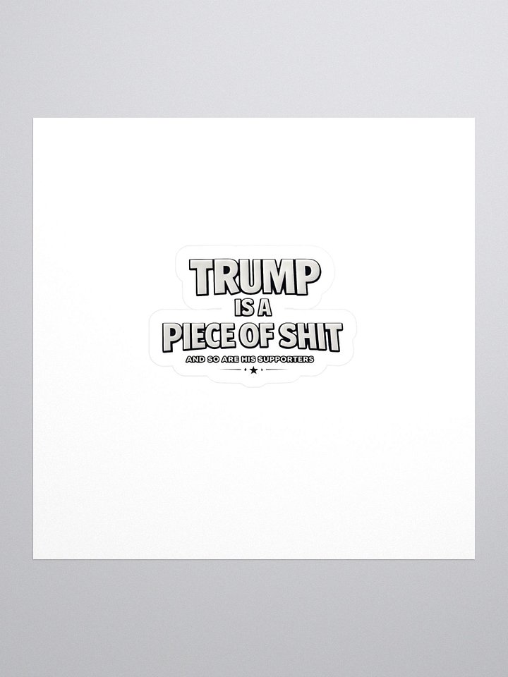 Trump POS Custom Cut Vinyl Stickers product image (1)