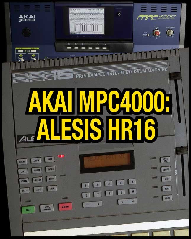 Akai MPC4000: Alesis HR16 product image (1)