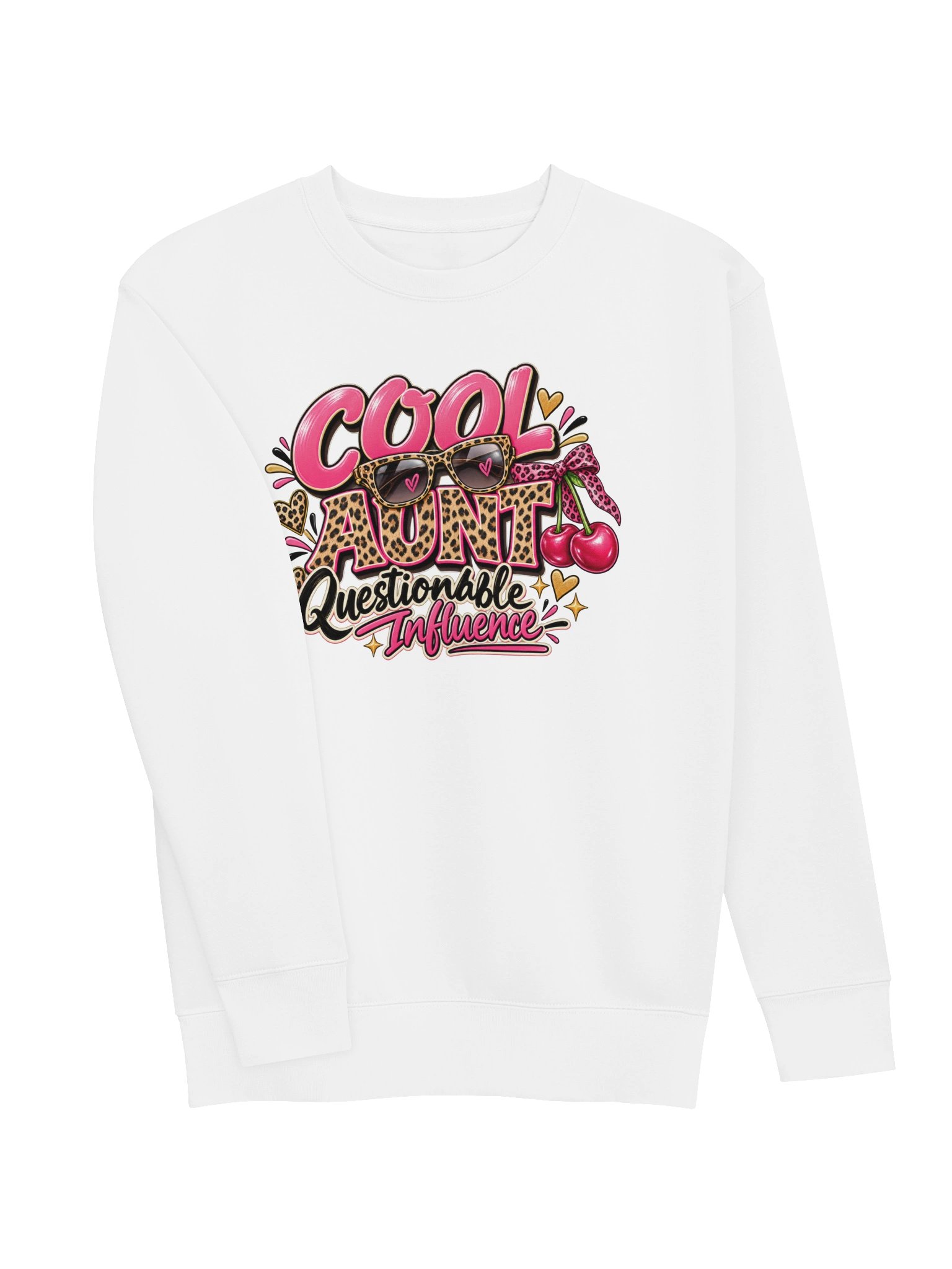 Cool Aunt Questionable Influence Funny Aunt Sweatshirt product image (3)
