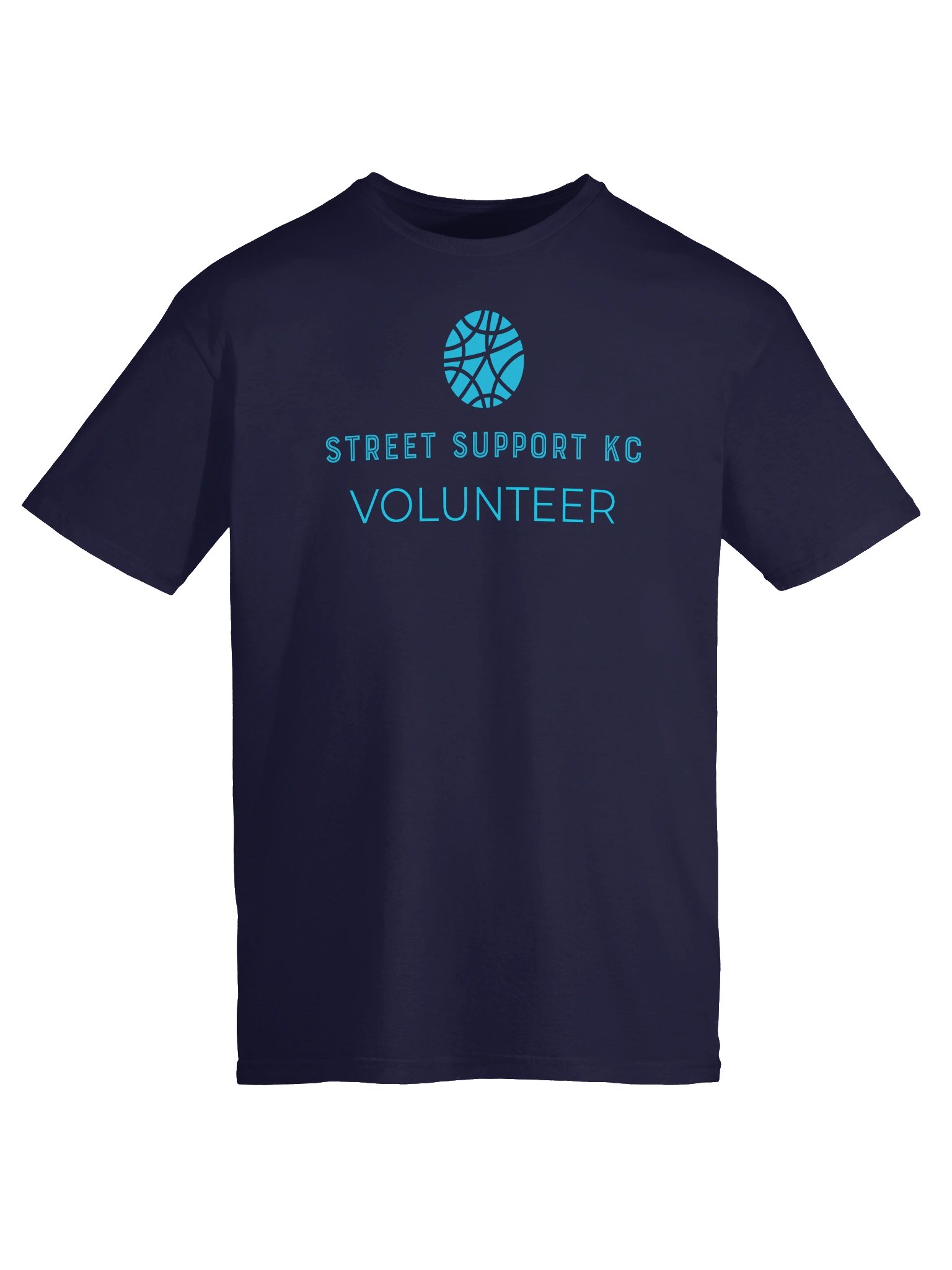 Street Support KC Volunteer T-Shirt – Navy product image (5)