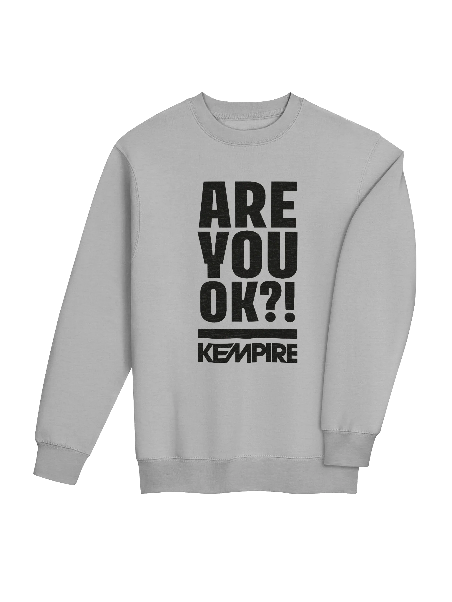 Are You Ok?! Crewneck Sweatshirt (Black) product image (11)