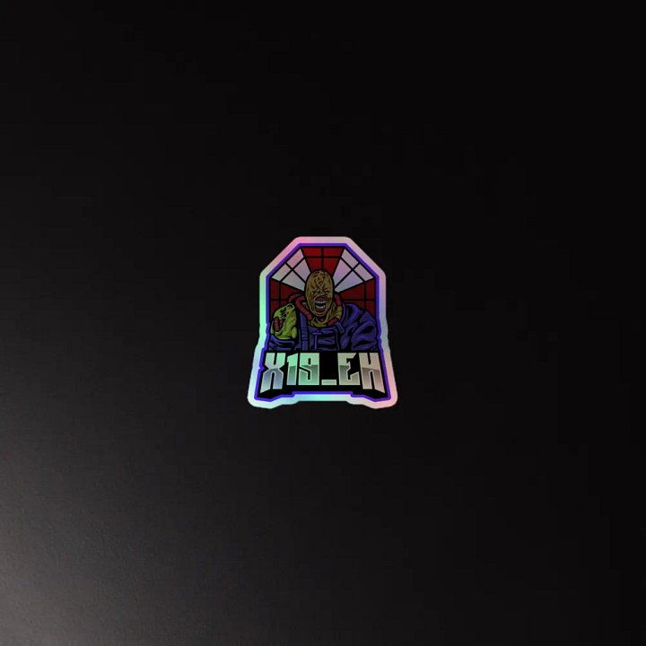 Holo logo sticker product image (2)
