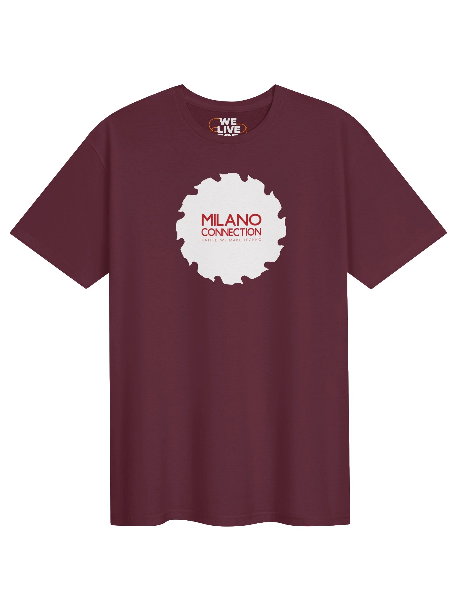 Milano Connection Red Script Logo Unisex T-shirt product image (1)
