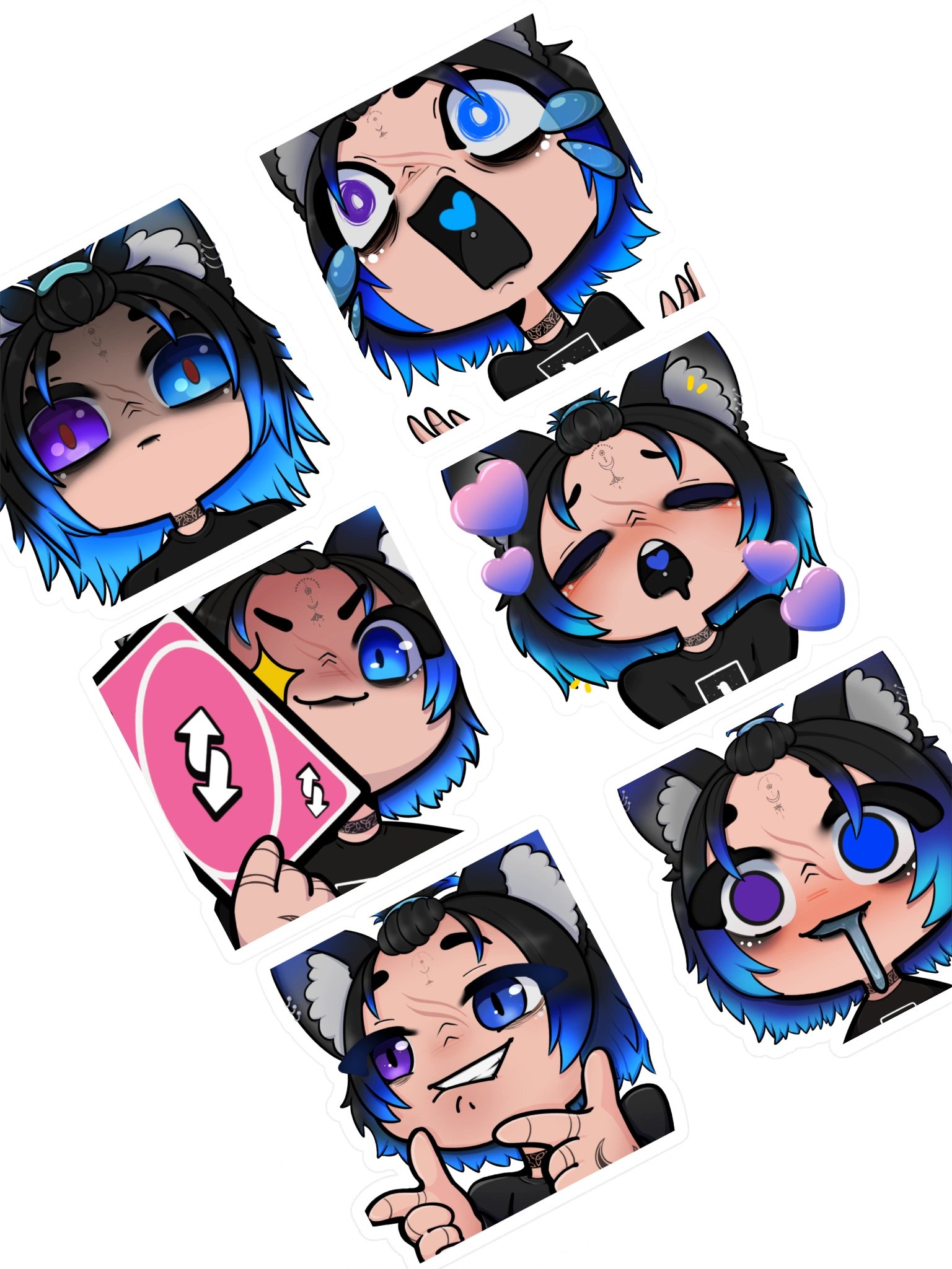 Emote Sticker Sheet 1 product image (1)