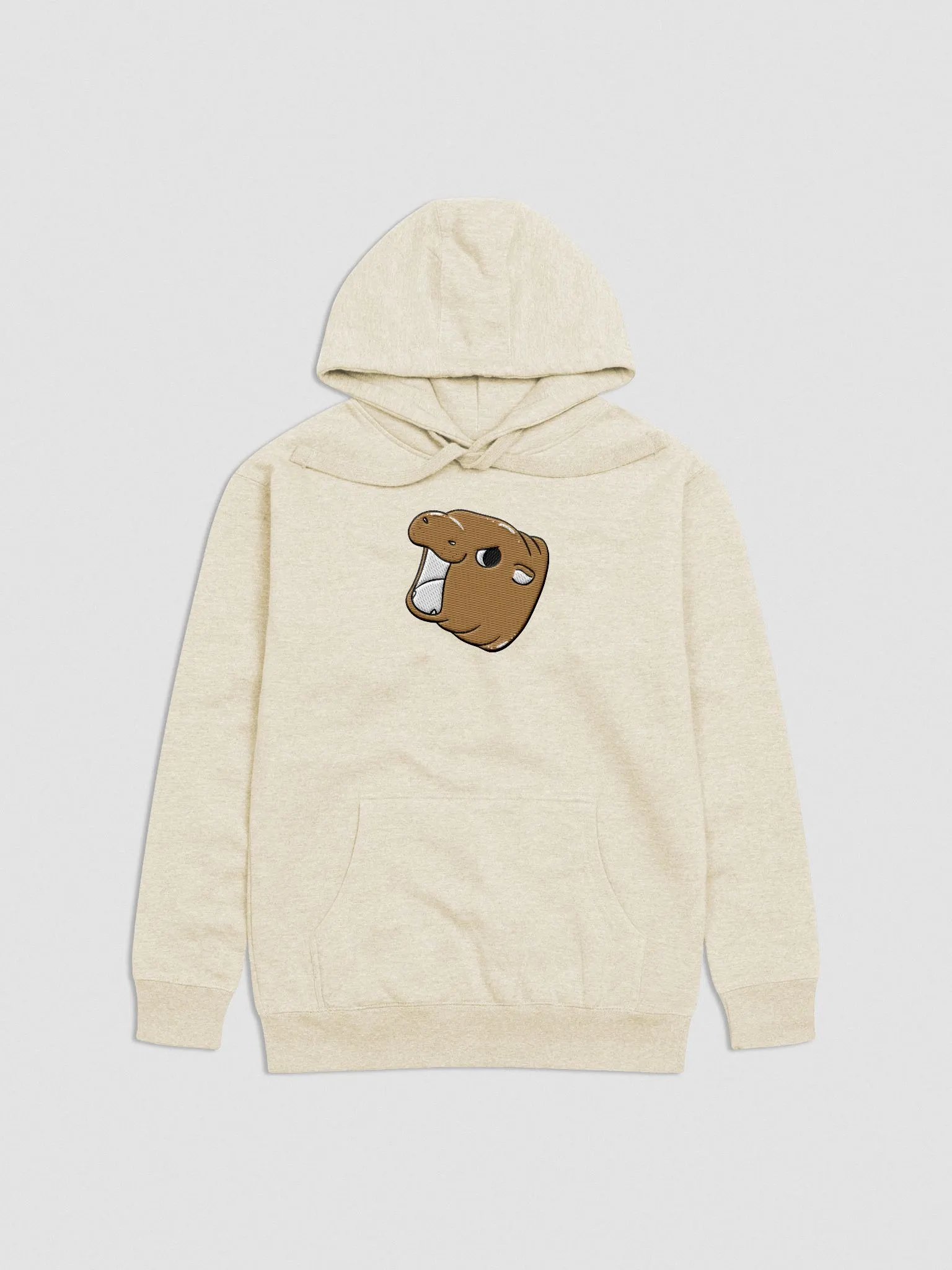 MOODENG'S EMBROIDERY PREMIUM HOODIE! product image (1)