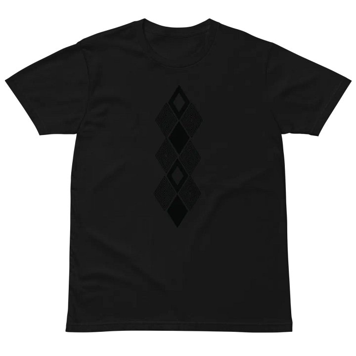 Black and white triangle design Unisex t-shirt product image (4)