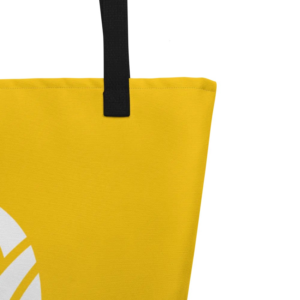 Yellow Knitting Tote Bag product image (9)